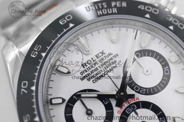 Edition Dial SS 116500 Daytona Best 904L Steel A7750 SS White Bracelet 1:1 TWF on 0108